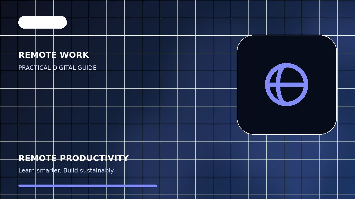 Remote Work Productivity Without Constant Monitoring