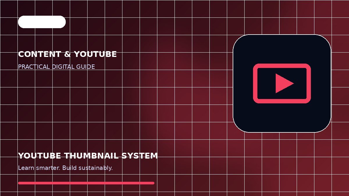 A Repeatable YouTube Thumbnail Testing System
